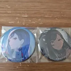 プロジェクトセカイ 白石杏 グリッター缶バッジ 2個セット