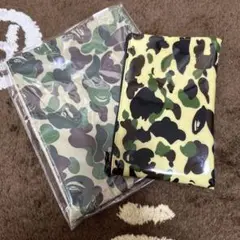 新品&中古 APE BAPE エイプ w ZIPケース 小物入れ 書類入れ