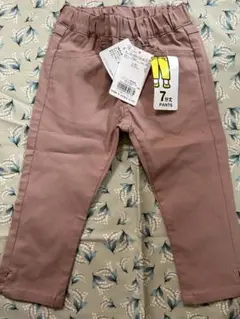 新品タグ付き　branshes くすみピンク 7分丈パンツ