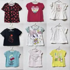 Tシャツ　80cm 9点セット　まとめ売り　半袖　女の子　ベビー　キッズ