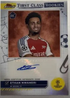 【RC】イーサン・ヌワネリ 直筆サイン Topps Refractor Auto