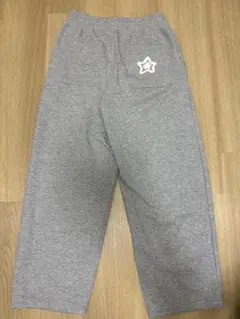ユニC スウェットパンツ　スター⭕️ームモチーフ　ロゴカスタムペイント