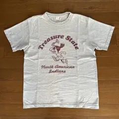 【値下げしました】 THE FLAT HEAD Tシャツ【サイズ38】グレー