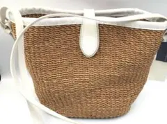 美品　RALPH LAUREN ラルフローレン /ショルダーバッグ/かごバッグ