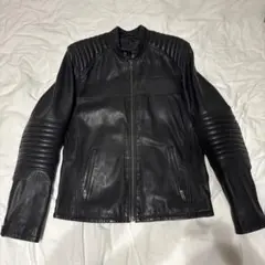 TRIUMPH オイルレザージャケット M（USサイズ）ブラック トライアンフジャケット：BRADDAN AIR BLACK