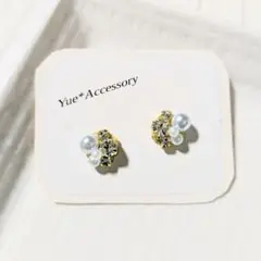 187　ハンドメイド☆ビジューピアス／イヤリング