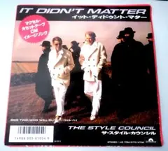 (ＮＭ美盤)スタイルカウンシル/イットディドゥントマター　年代物中古美品
