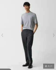 Theory Men Straight Pant Lサイズ グレー スラックス