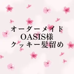 オーダーメイド OASIS様 クッキー髪留め 5個セット 送料込み