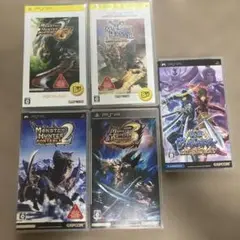 【PSP】カプコン　ソフトセット　モンスターハンターポータブル　戦国BASARA