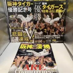 阪神タイガース　18年ぶり　アレ　リーグ優勝　雑誌　３冊
