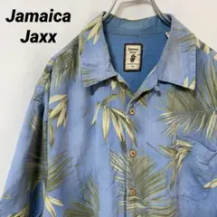 N-5115 Jamaica Jaxx アメリカ古着 アロハシャツ シルク XL