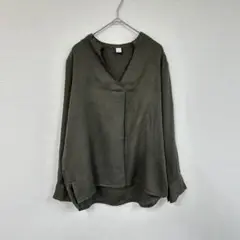 OLD NAVY オリーブグリーン 長袖シャツ Mサイズ カジュアル
