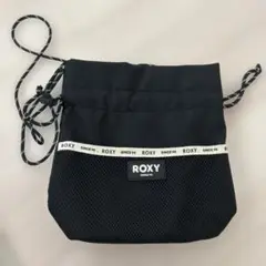 ROXY ドローストリングバッグ ブラック