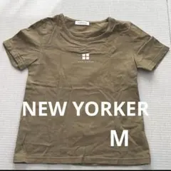 NEW YORKER カーキ Mサイズ Tシャツ
