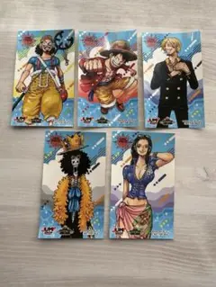 ONE PIECE 麦わらストア購入特典 ステッカー5枚セット