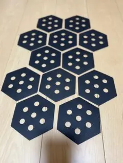 【サーフィン】傷有　デッキパッド　フロント用サーフボード 滑り止め 六角形 　②