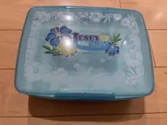 裁縫箱　ハイビスカス　レトロ　箱のみ