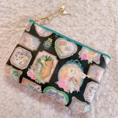 ユキエモン　22fabric ハンドメイド　ポーチ