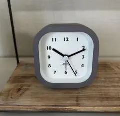 グレー 角型 置時計