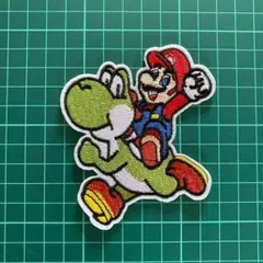 スーパーマリオワッペン刺繍1枚売り　アイロンワッペン