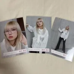 櫻坂46 藤吉夏鈴 make or break mv衣装 白黒 ジャケット写真