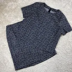 美品✨　23区　半袖　ツイード　セットアップ　48 大きいサイズ
