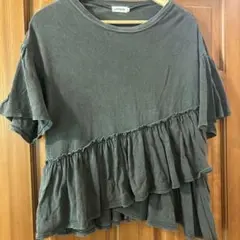 LEPSIM フリル　Tシャツ　ピグメント