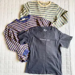 ☆ 140 150 キッズ 半袖 Tシャツ ロンＴ 2枚 まとめ売り 美品