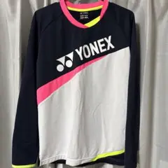YONEX 長袖ジャージ ネイビー/ホワイト/ピンク