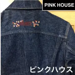 【雰囲気抜群❗️】秋先に❗️PINK HOUSE 刺繍 デニムジャケット y2k