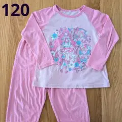 バンダイ デリシャスパーティプリキュア長袖ラグランパジャマ