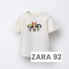 ZARAKIDS ザラキッズ パワーパフガールズ グリッターTシャツ 92