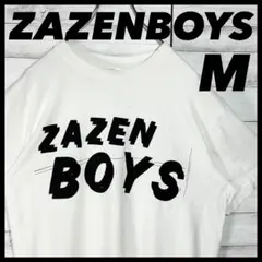 3484　ZAZENBOYS　バンドT　ザゼンボーイズ　向井秀徳　Mサイズ