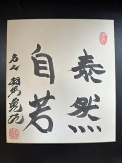 カ*ナ様 「洗心」直筆サイン入り 羽生善治 名人位 羽生の法則 v.2 羽生善治王座「洗心」書道 色紙 - メルカリ