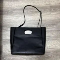 アナログライティング　黒　ショルダーバッグ
