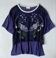 mame kurogouchi 刺繍Tシャツ