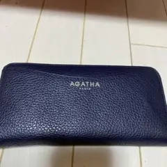 ふーじー　AGATHA アガタ ピンクゴールド 牛革 チェーン付き 長財布 ふーじー様専用 AGATHA アガタ ピンクゴールド 牛革 チェーン