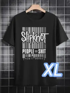 【プレミアムT】黒★XLサイズ《Slipknot》■╋サイズ●メタルバンドT