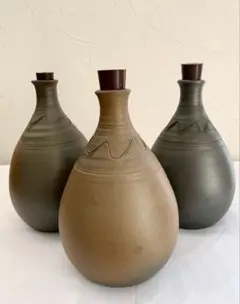 琉球泡盛　忠孝　4合壺　蓋付き　3個セット