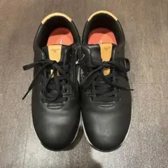 タグ付き　mizuno ミズノ　ユウドウ　ブラック　レザースニーカー