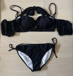 パフスリ風バックリボンオフショルビキニ Lサイズ