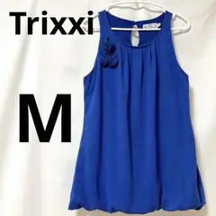 Trixxi ノースリーブチュニック M 青