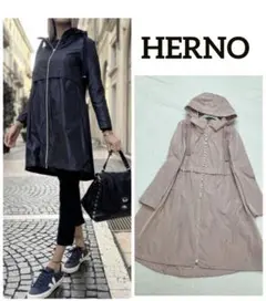 【未使用】HERNO ヘルノ　スプリングコート　グレー　モッズコート セール 30%OFF】【HERNO/ヘルノ】モッズコート(503120217