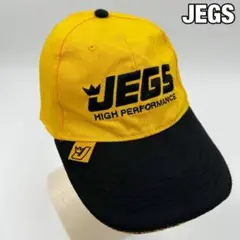 【JEGS】激レア　レーシングキャップ　企業ロゴ刺繍　ツートーンカラー　美品