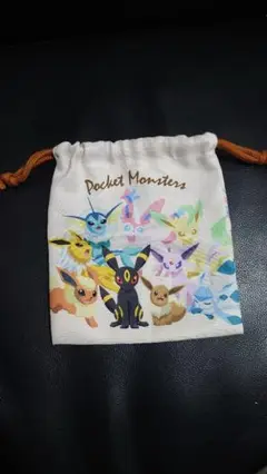 ポケモン　ブイズ　巾着袋　 ポケットモンスター コップ袋 ナフキン袋 給食袋