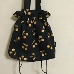マチ付き巾着トートバッグ　お買い得品