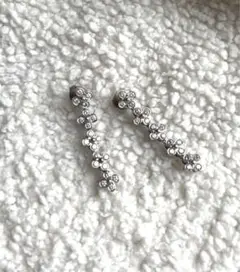 ティファニー ダイヤ ピアス お花 可愛い