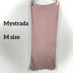 Mystrada リブタイト ロングスカート　38M a229③