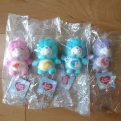 未開封 Care Bears ケアベア お座りマスコット 4種セット